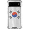 South Korean Flag Distressed Google Pixel 6 Clear Case
